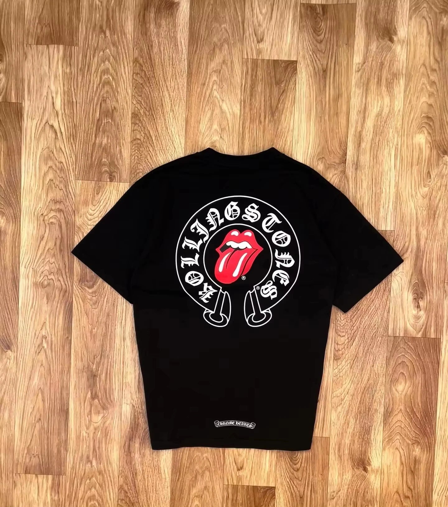 Rolling Stones X Chrome Hearts shirt