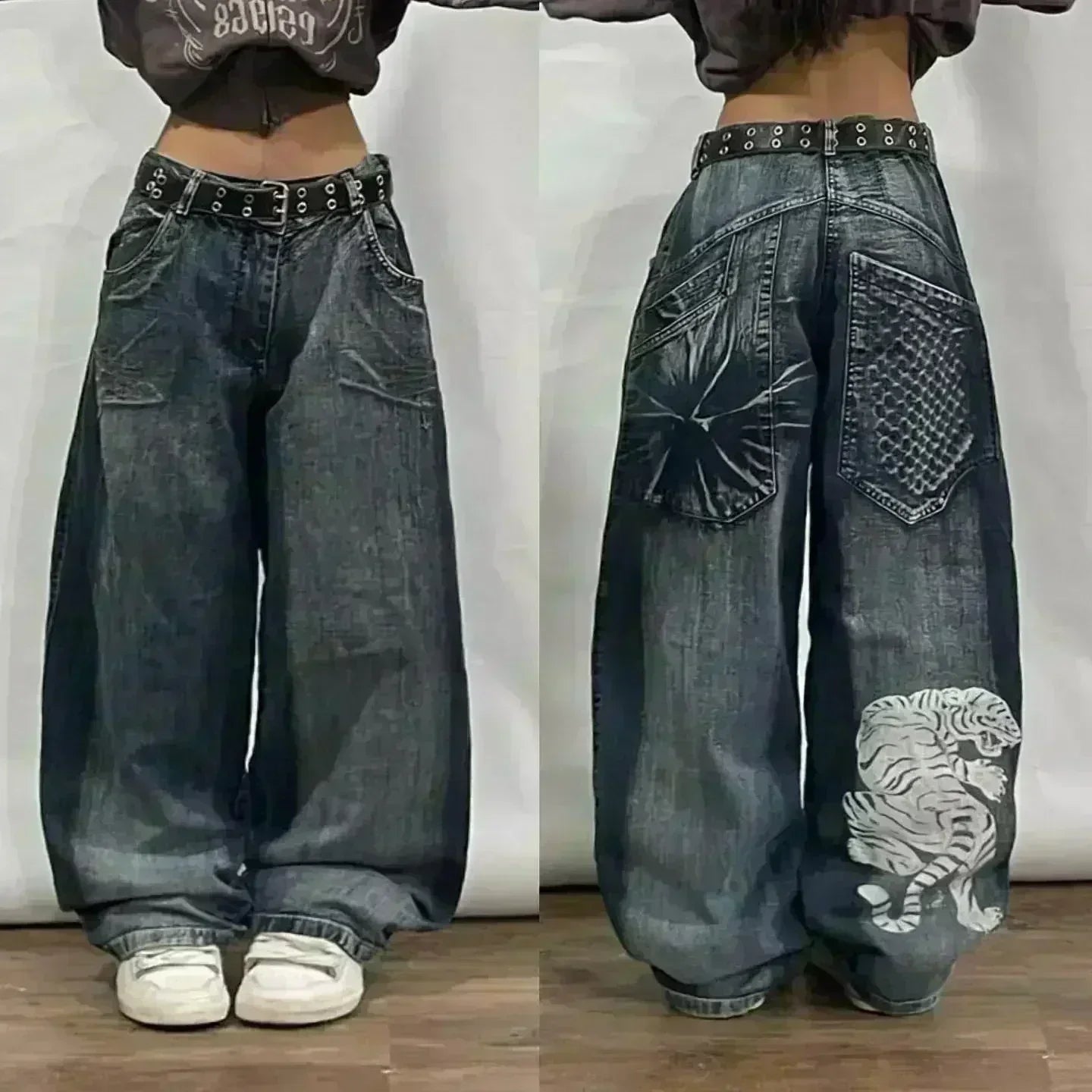 Wide legs Y2K jeans